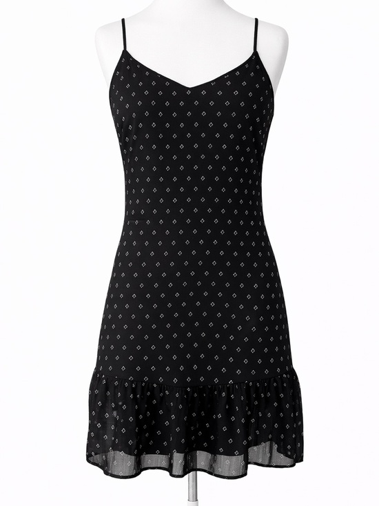 Old Navy Dresses & Skirts - Old Navy Black with White Diamond detail Mini dress Size Small